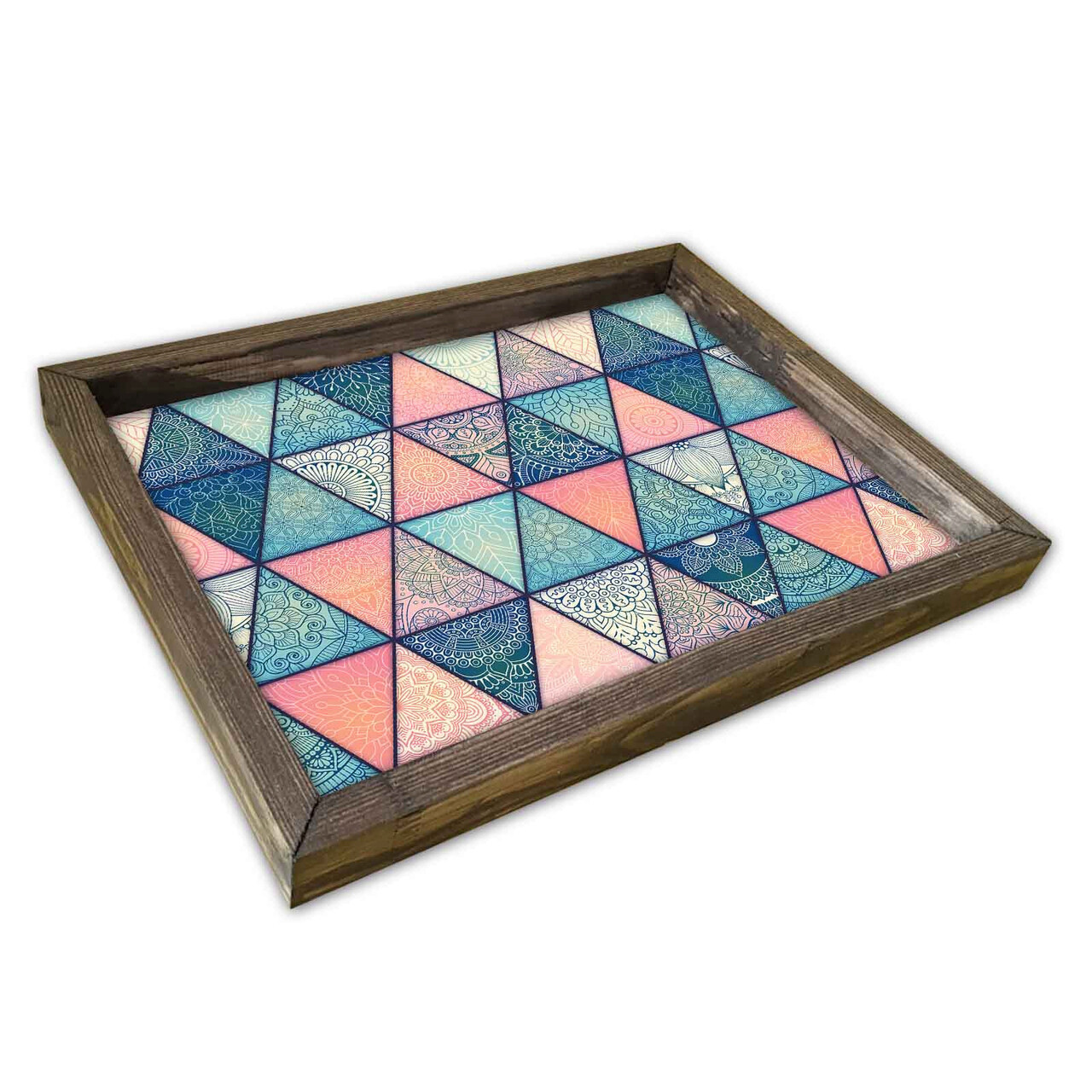 Tava pentru servire, AT-048, 30x40 cm, Multicolor - imagine 3